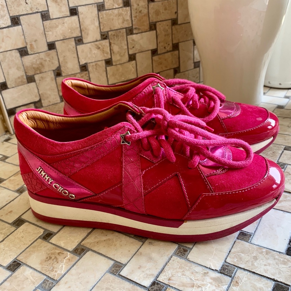 Jimmy Choo Suede Sneakers